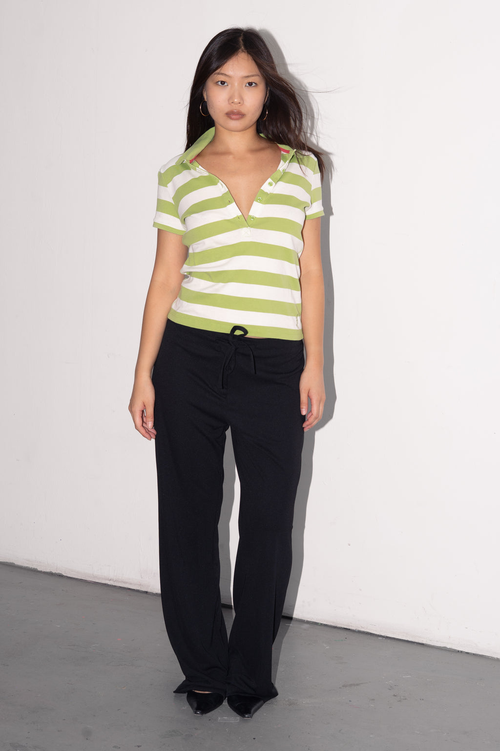 Black Bottoms String - Size M/L