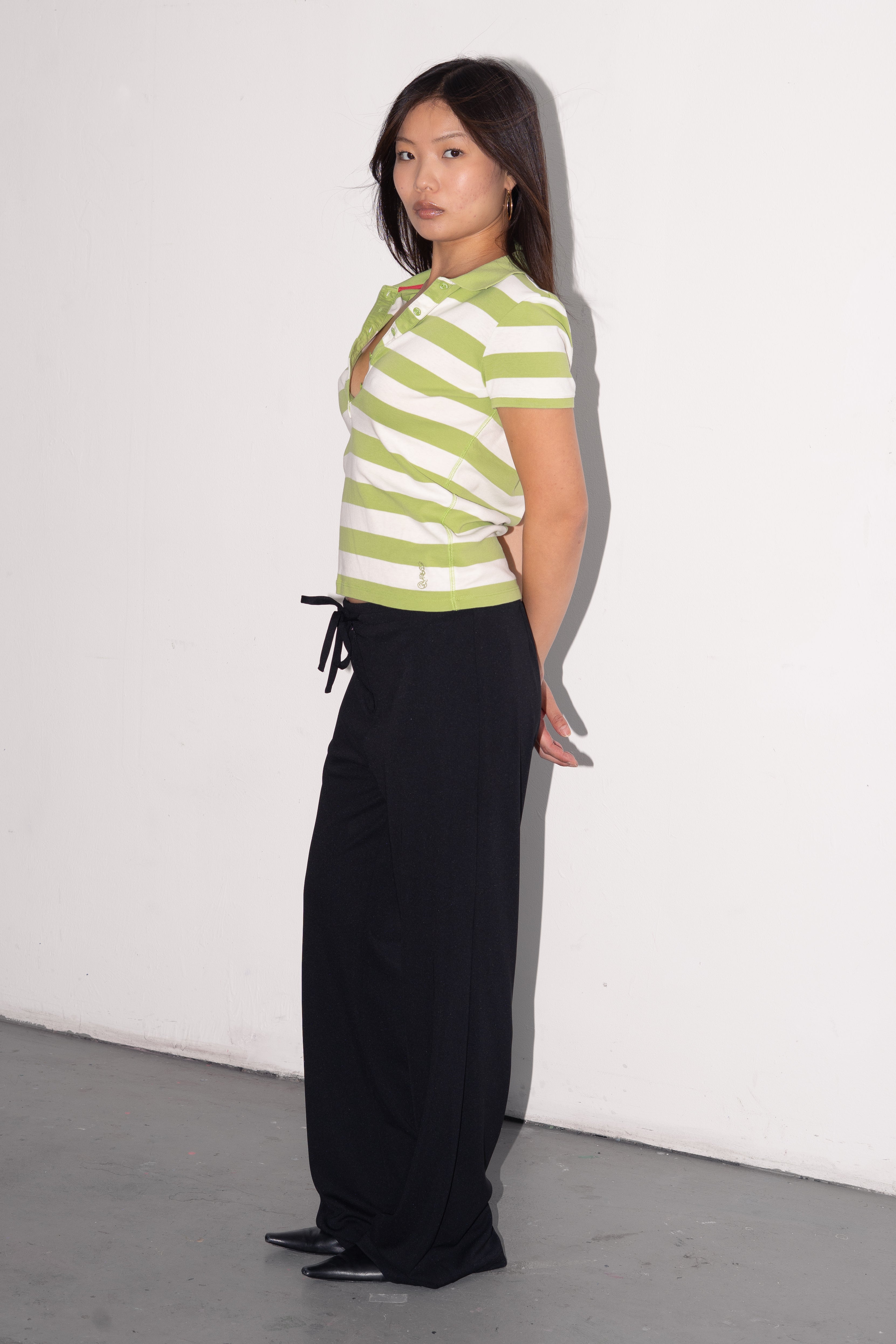 Black Bottoms String - Size M/L