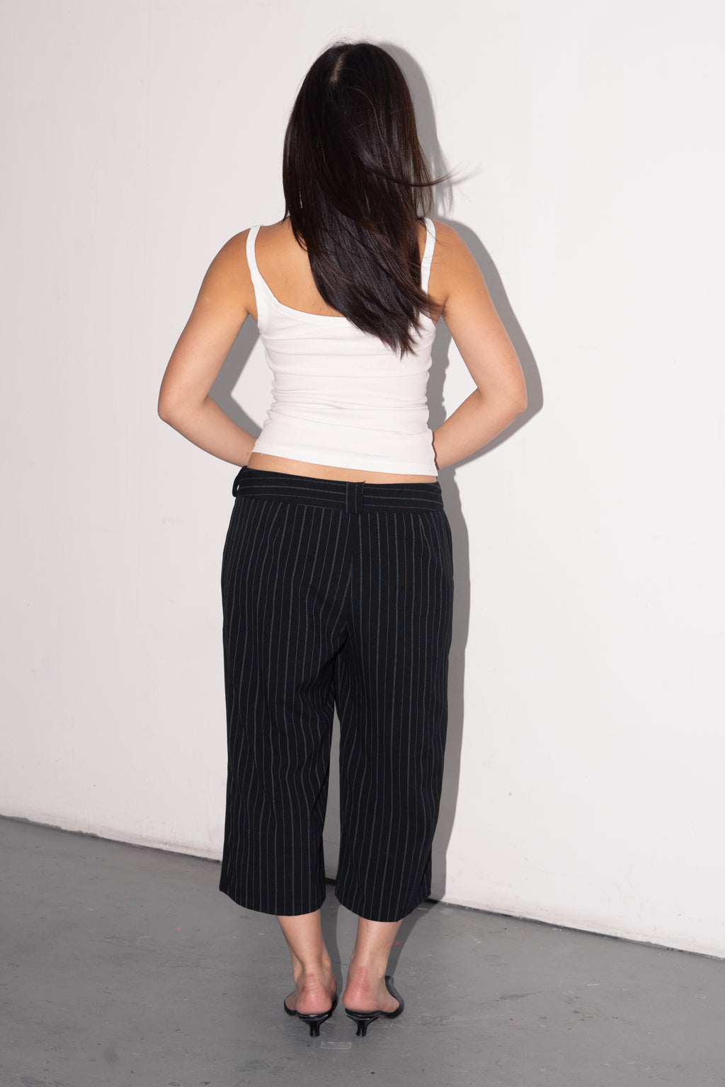 Pantalon Capri Pinstripe - L/XL