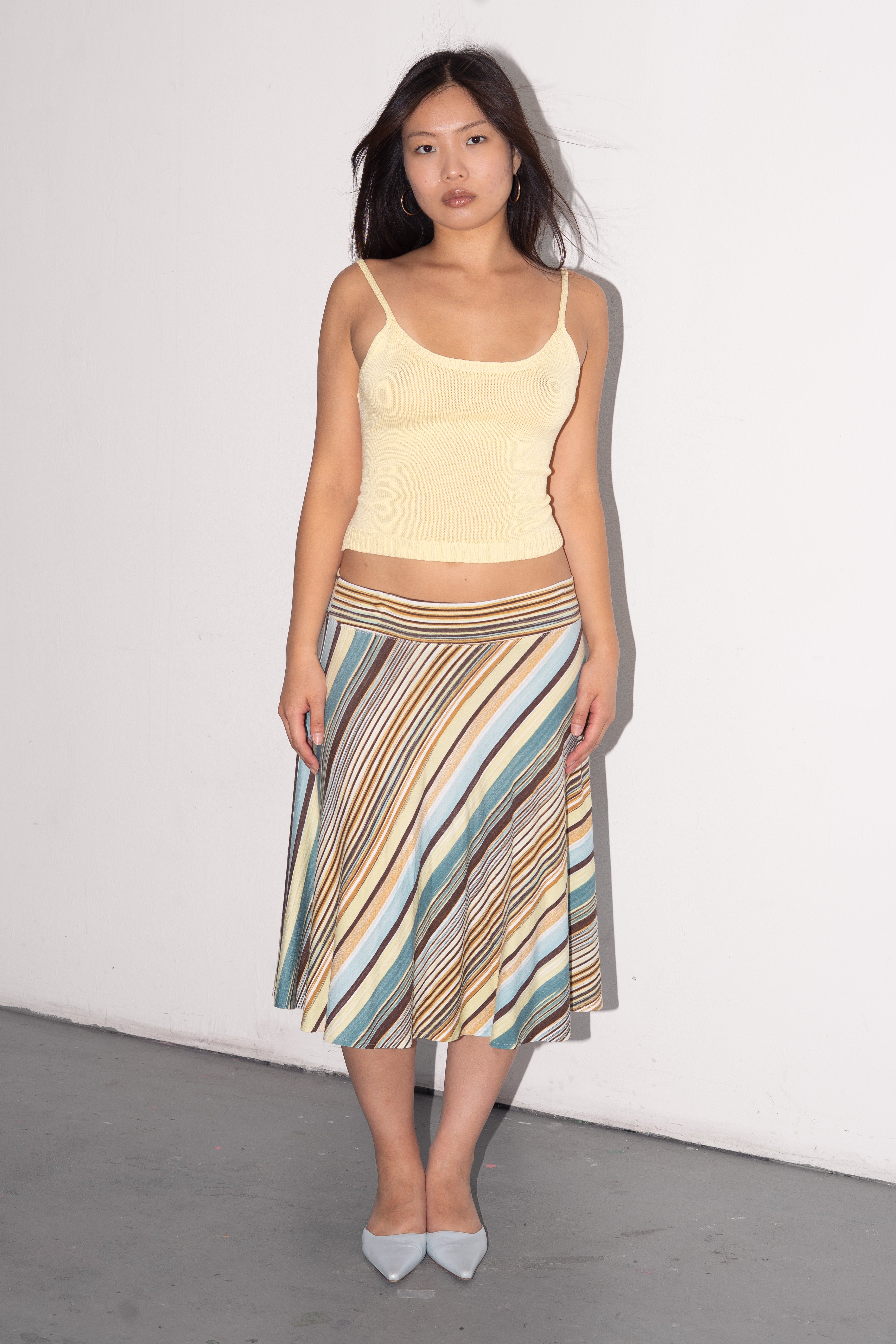 Colorful striped skirt - L/XL
