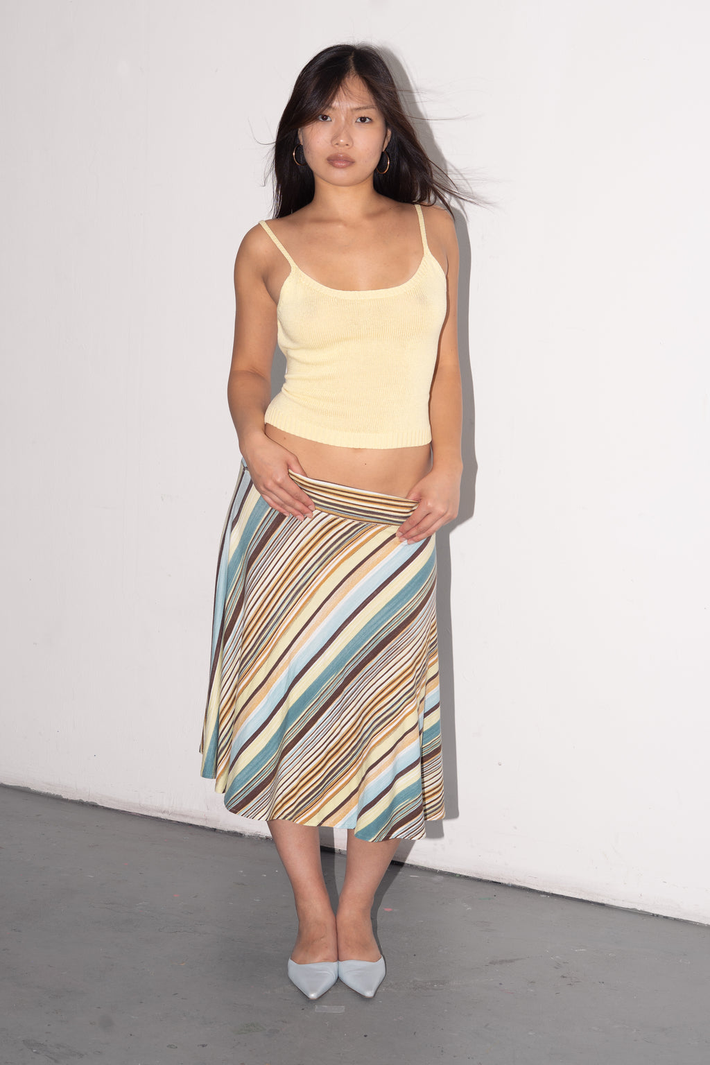 Colorful striped skirt - L/XL