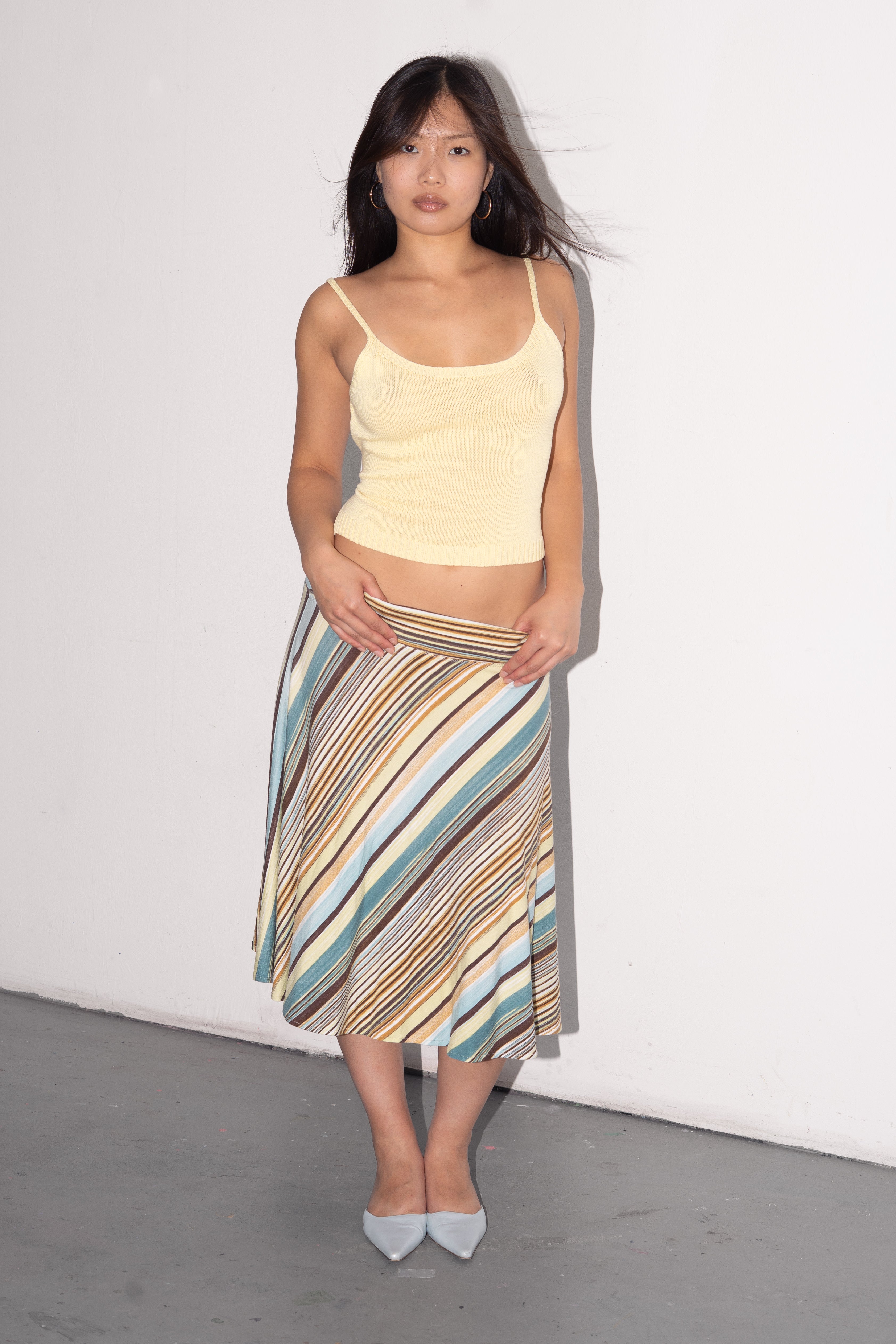 Colorful striped skirt - L/XL