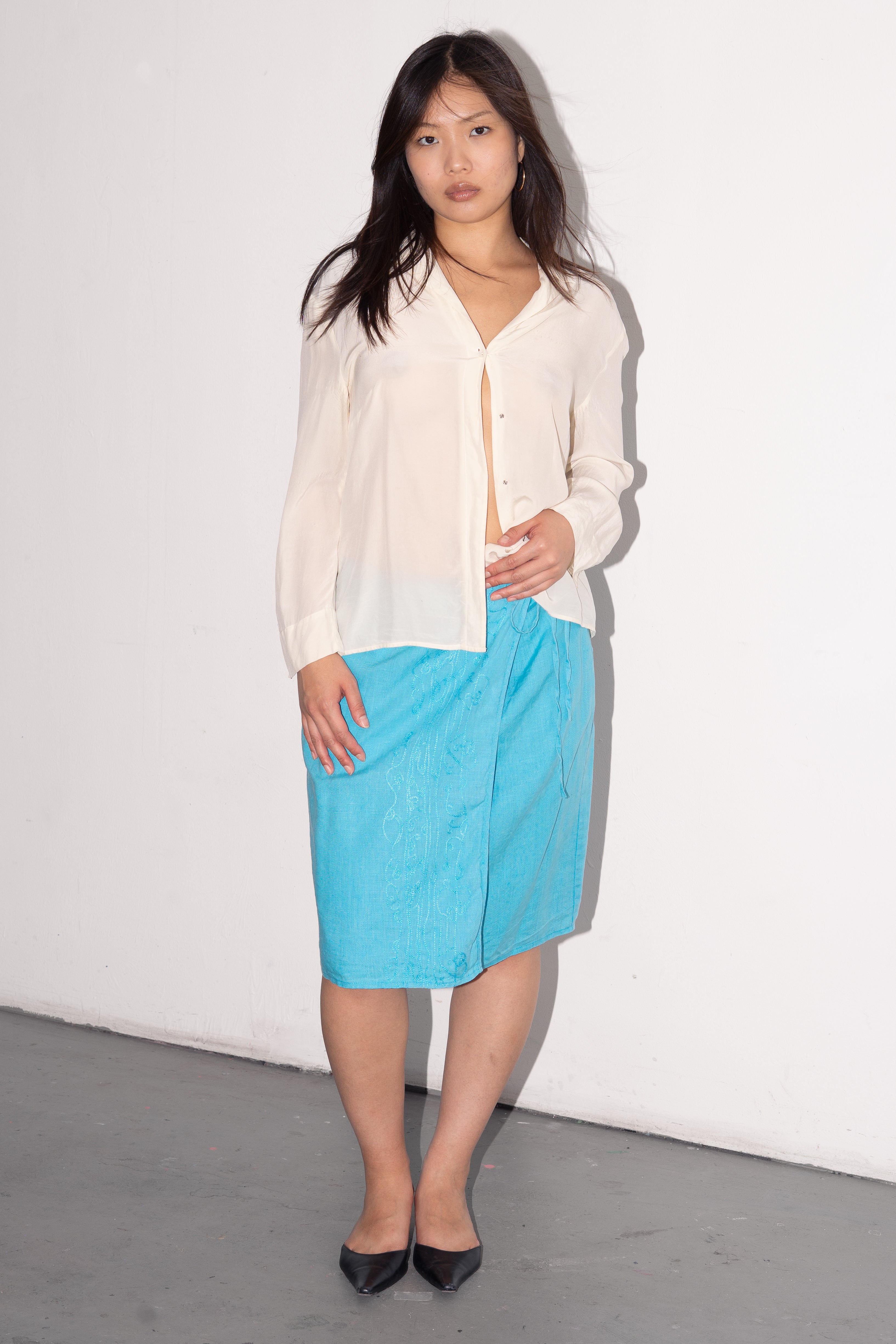 Turqouise Skirt Wrap - Size M