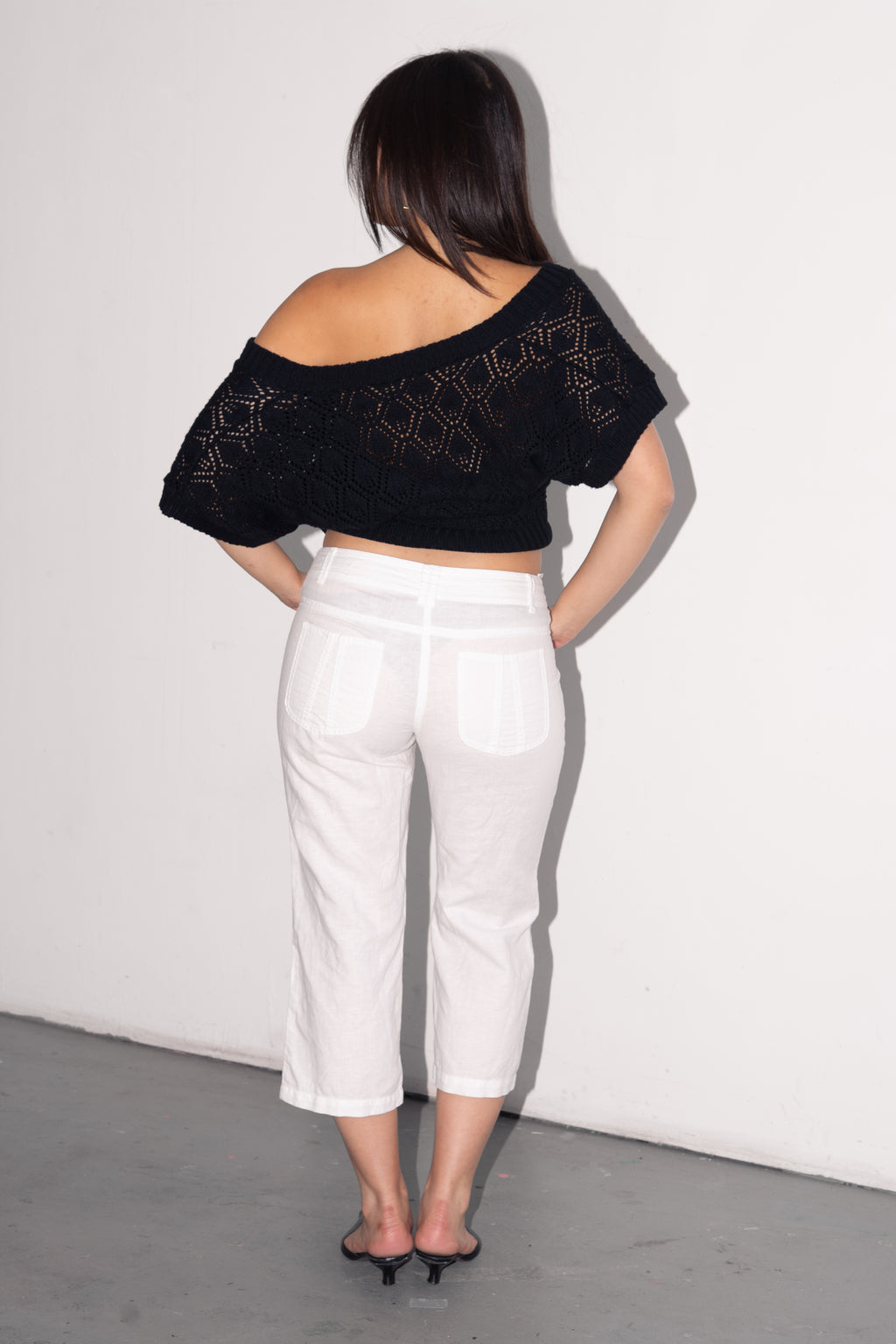 Black Knit Top - Size