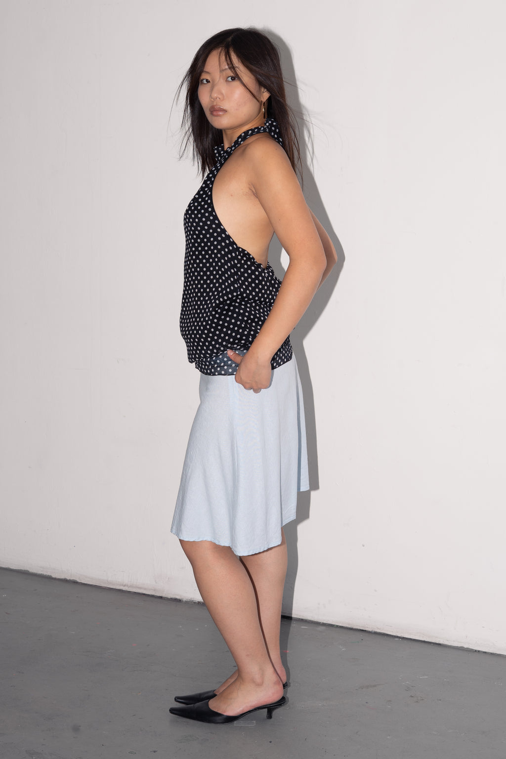 Polkadot top - Size S/M
